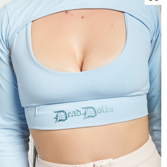 Dead dolls baby goth clothing glacier top - Picture 2 of 6